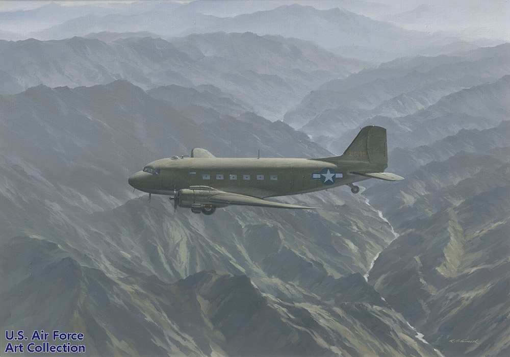 SILVER WINGS, DOUGLAS C-47 - OVER THE HUMP